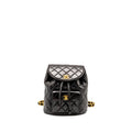 VINTAGE DUMA BACKPACK LAMBSKIN BLACK GHW