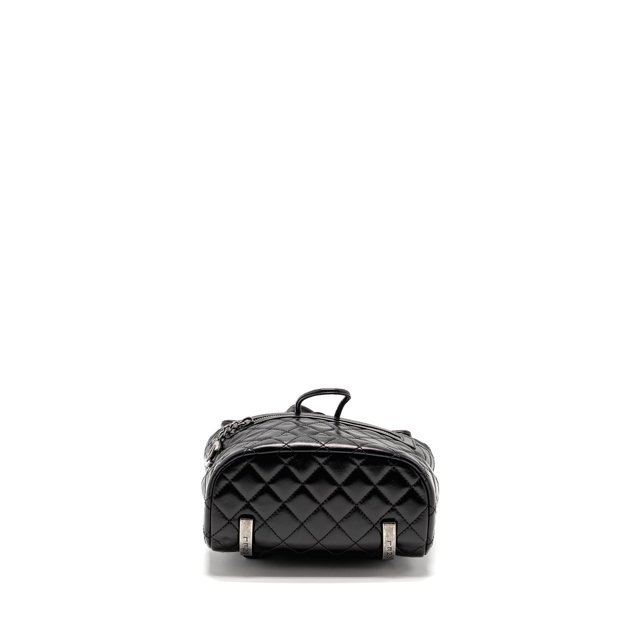 MOUNTAIN BACKPACK QUILTED CALFSKIN BLACK RUTHENIUM HARDWARE