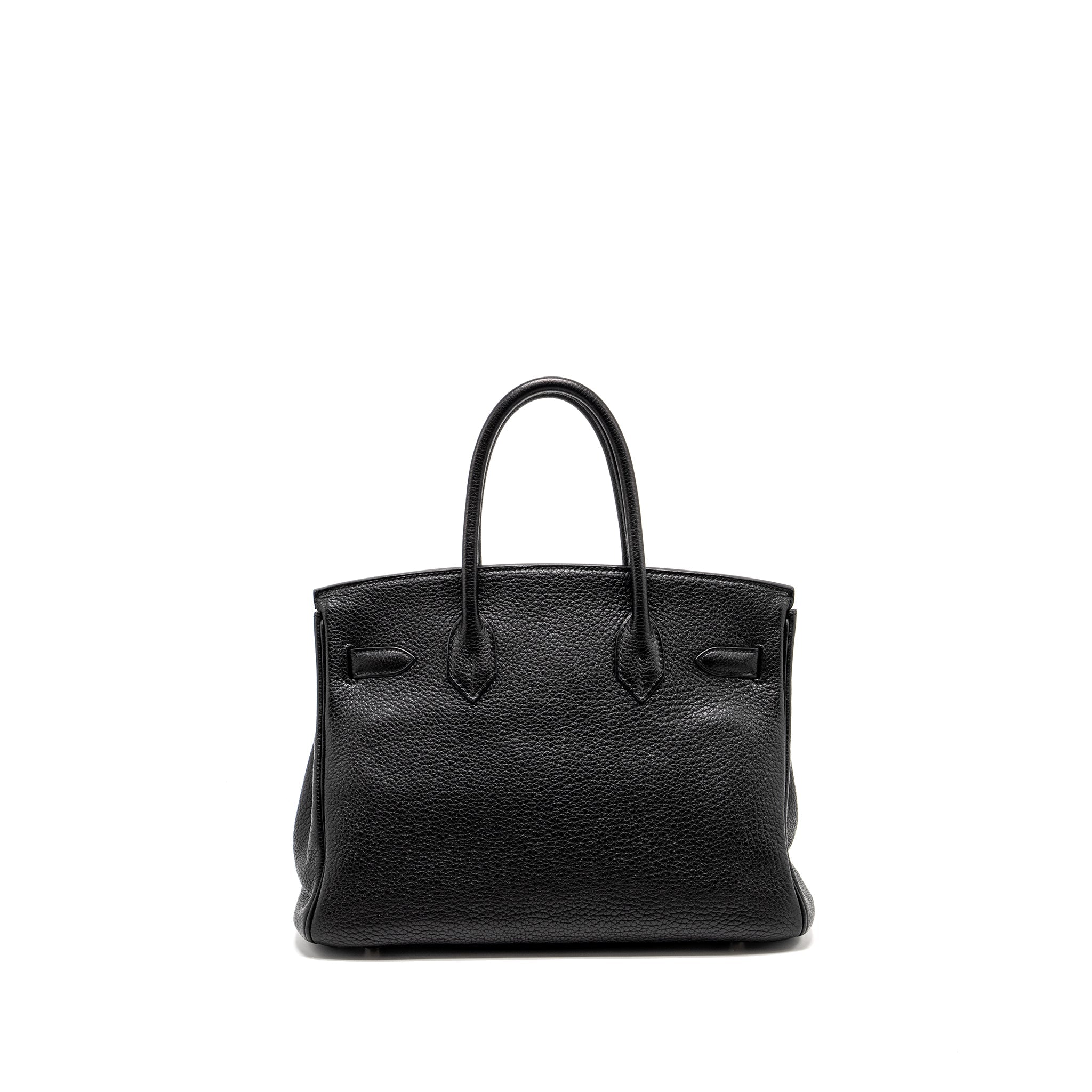 HERMES BIRKIN 30 CLEMENCE BLACK SHW