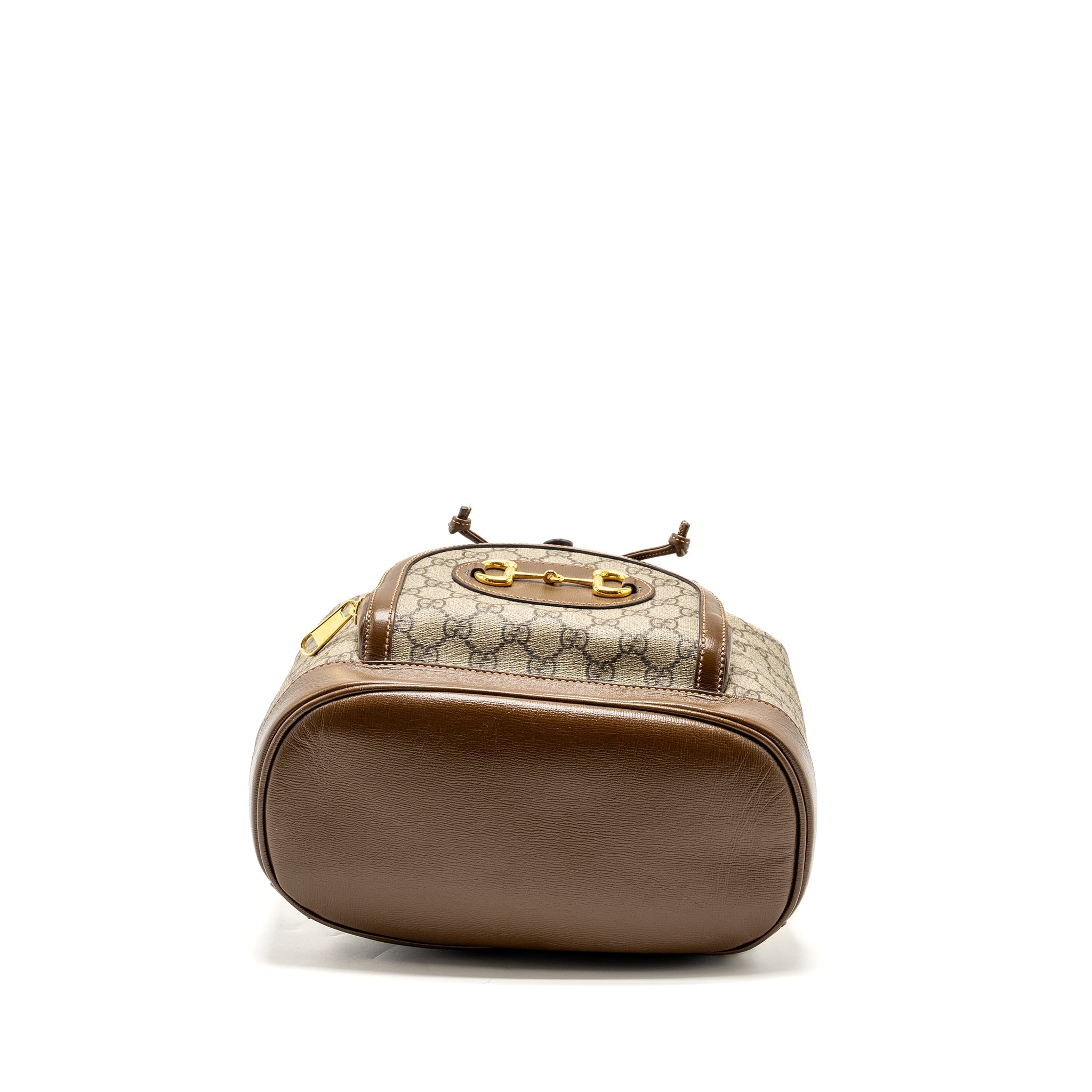 1955 HORSEBIT BACKPACK GG SUPREME CANVAS / CALFSKIN BROWN GHW