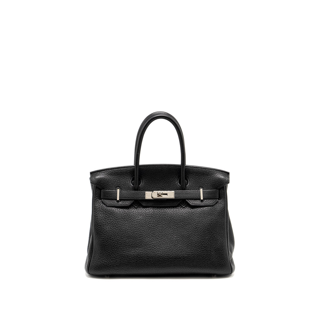 HERMES BIRKIN 30 CLEMENCE BLACK SHW
