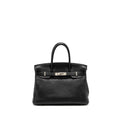 HERMES BIRKIN 30 CLEMENCE BLACK SHW