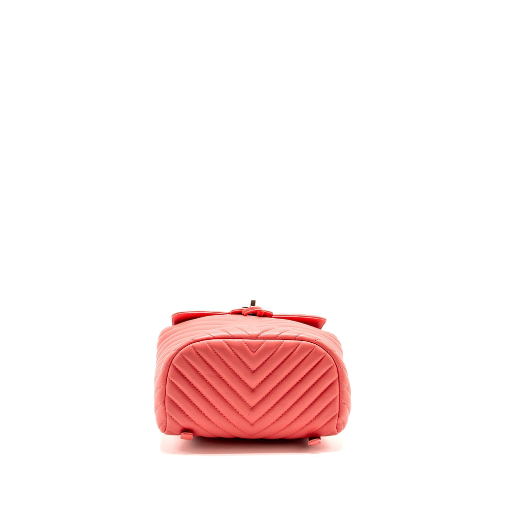 SMALL URBAN SPIRIT BACKPACK CHEVRON CALFSKIN PINK SHW