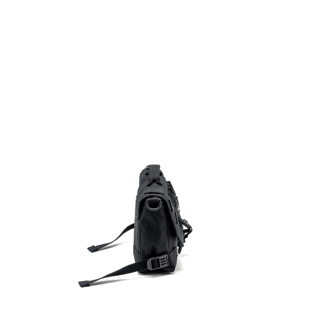 ARMY MESSENGER BAG BLACK RECYCLED NYLON BLACK/BLACK HARDWARE