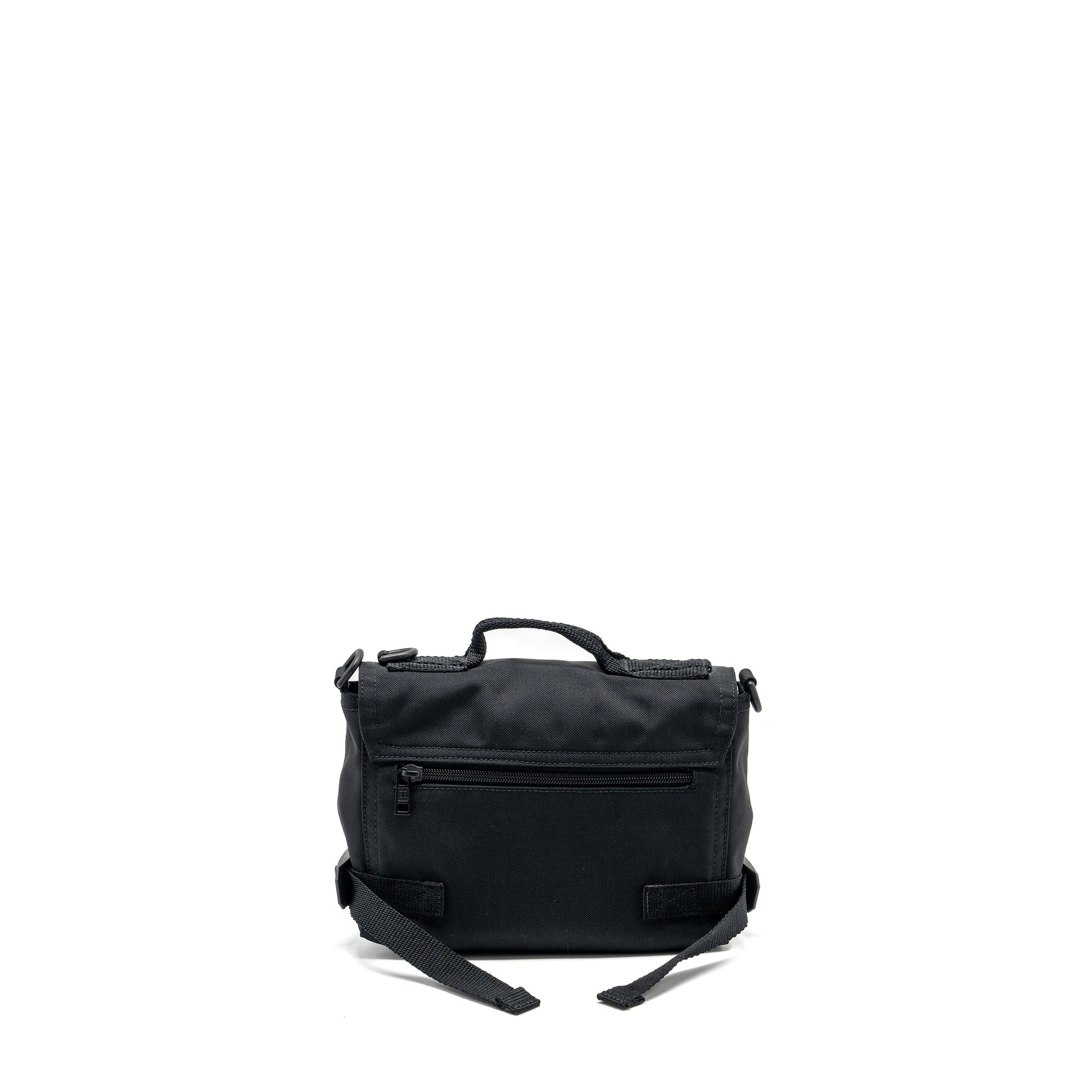 ARMY MESSENGER BAG BLACK RECYCLED NYLON BLACK/BLACK HARDWARE