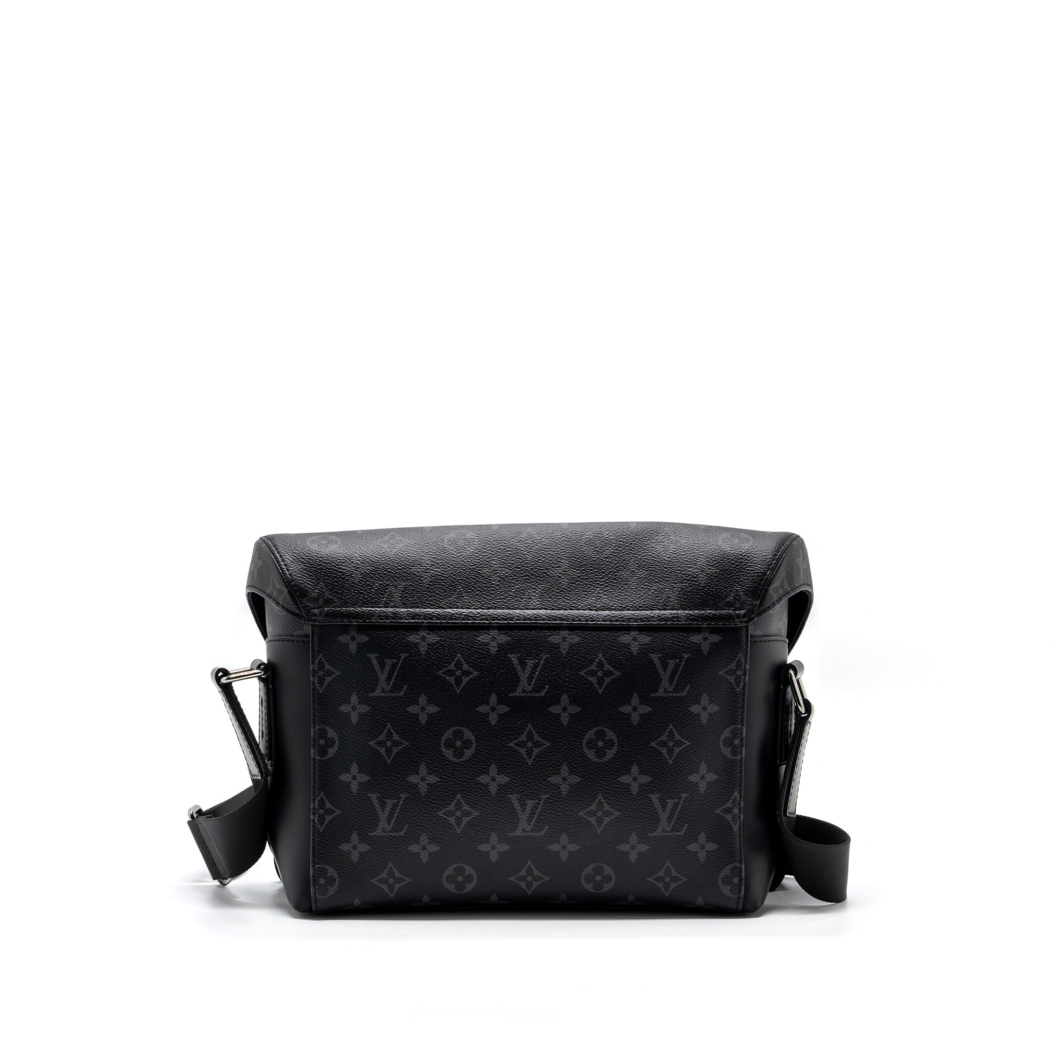 MESSENGER PM VOYOGER MONOGRAM ECLIPSE CANVAS BLACK SHW