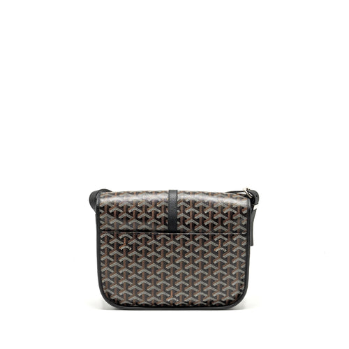 BELVEDERE MM MESSENGER BAG GOYARDINE CANVAS/CALFSKIN BLACK SHW