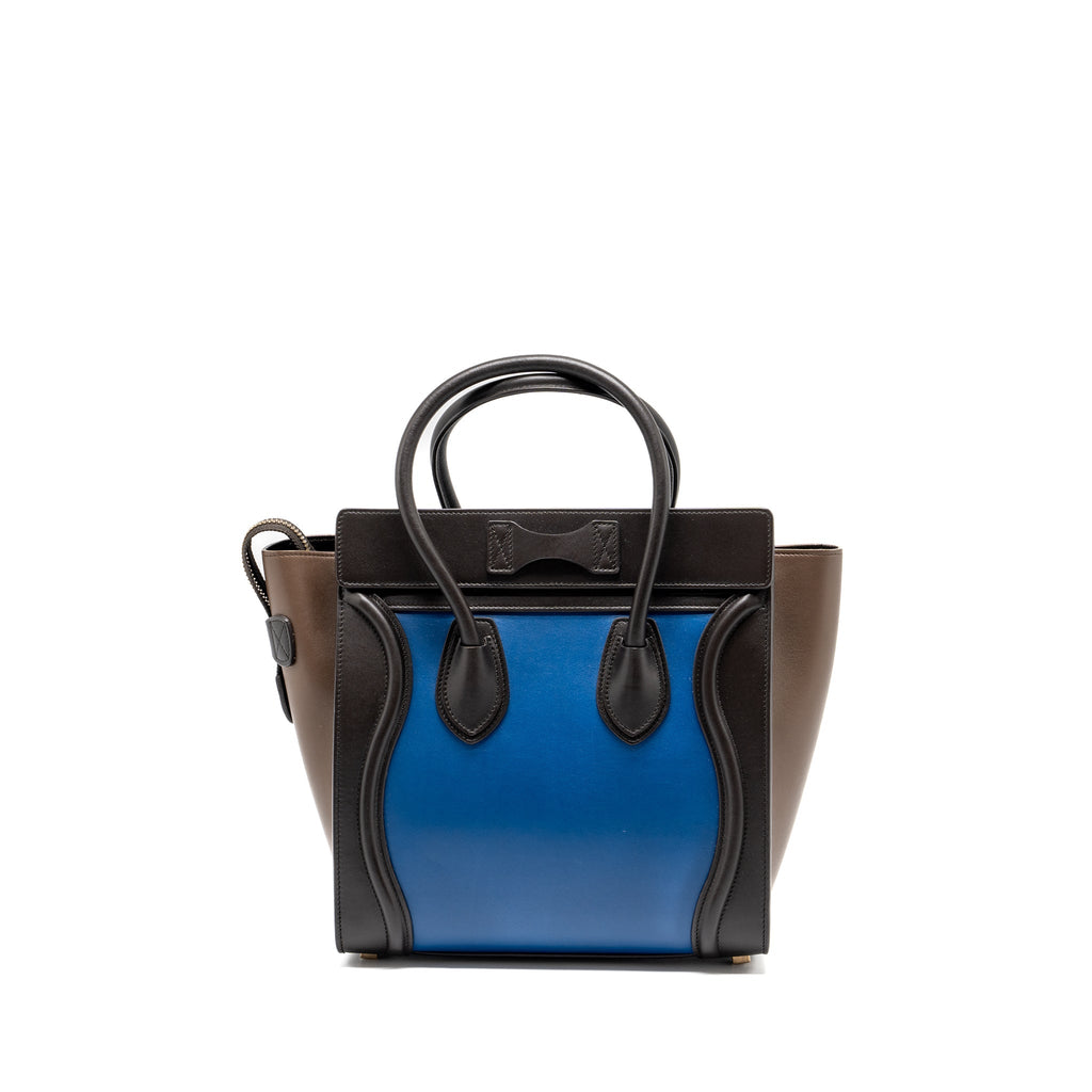 MICRO LUGGAGE BAG CALFSKIN MULTICOLOUR GHW