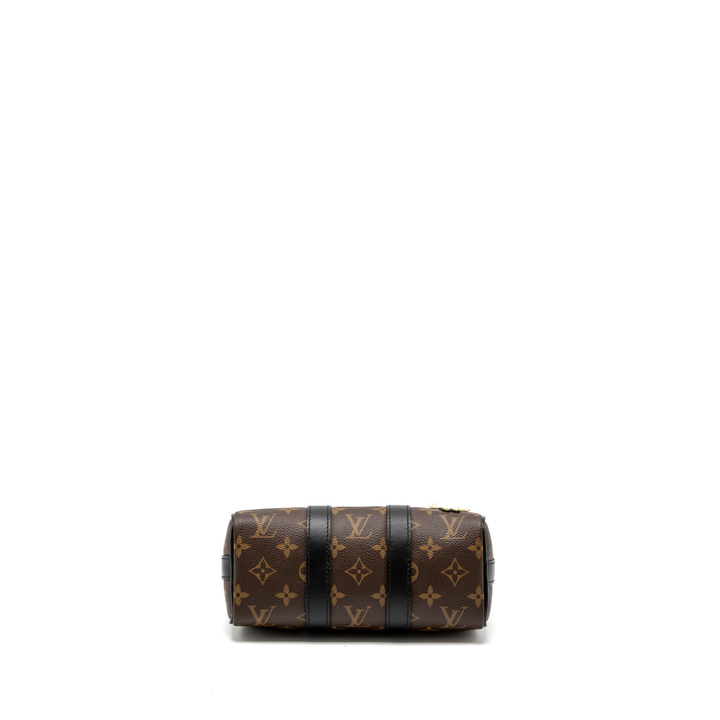 KEEPALL XS ZOOM WITH FRIENDS MONOGRAM CANVAS BLACK HARDWARE (NEW VERSION)