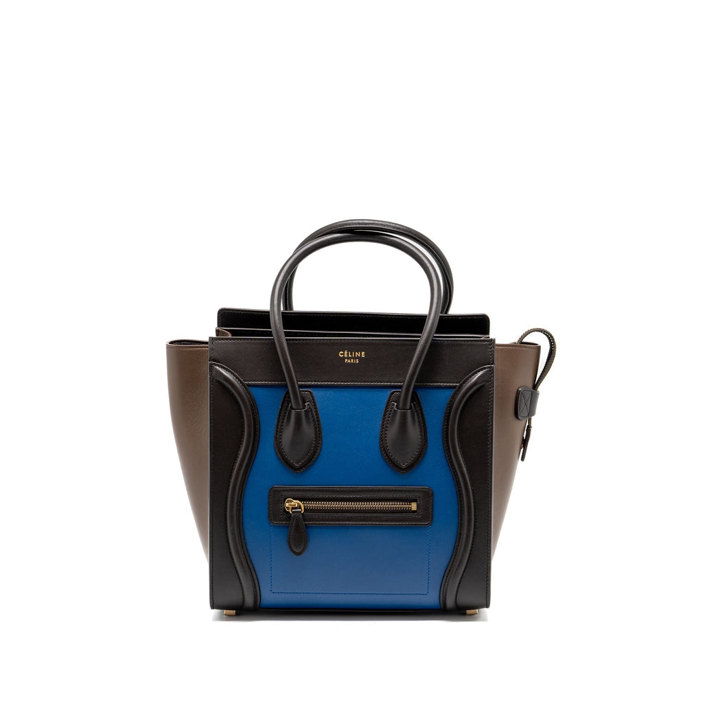 MICRO LUGGAGE BAG CALFSKIN MULTICOLOUR GHW