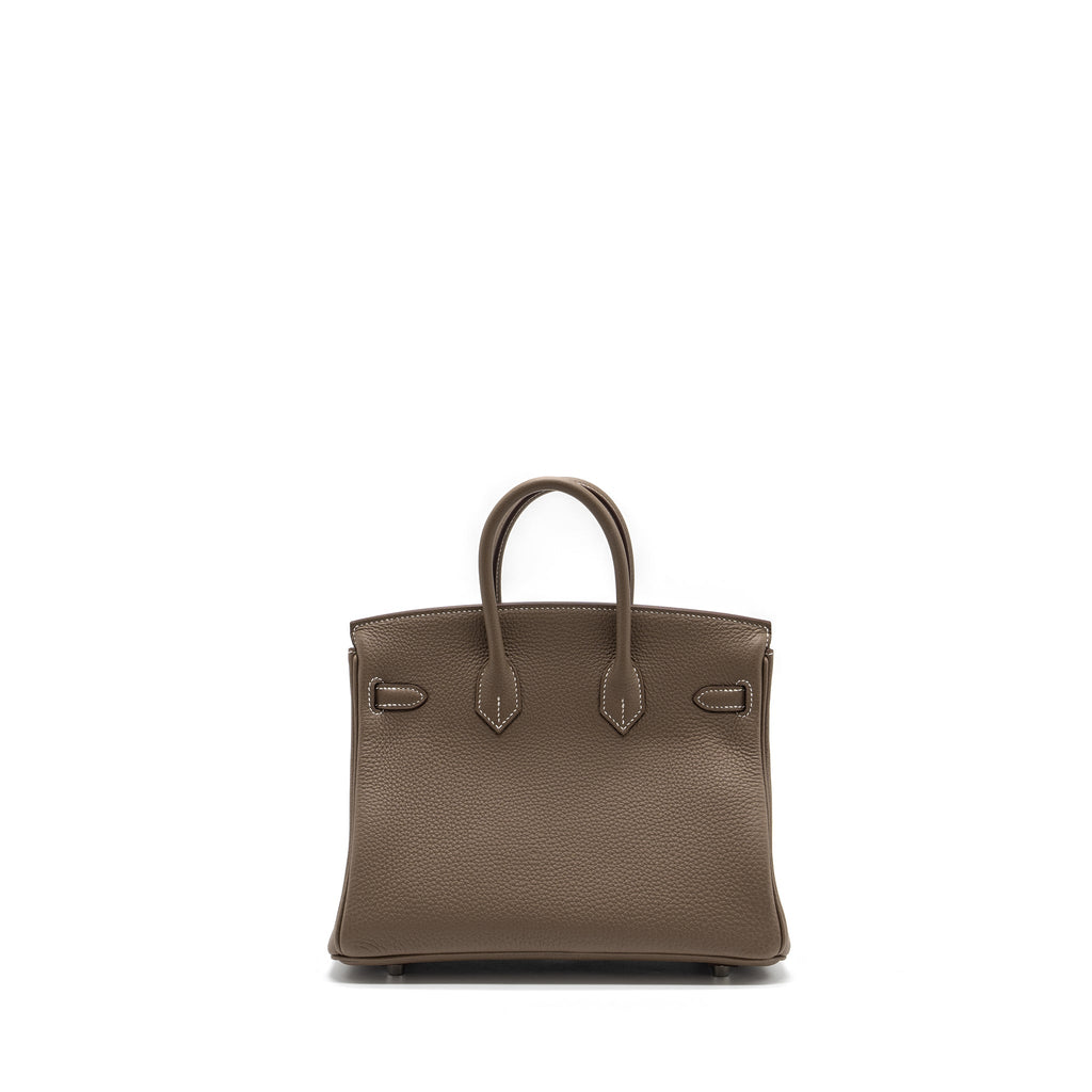 HERMES BIRKIN 25 TOGO ETOUPE SHW