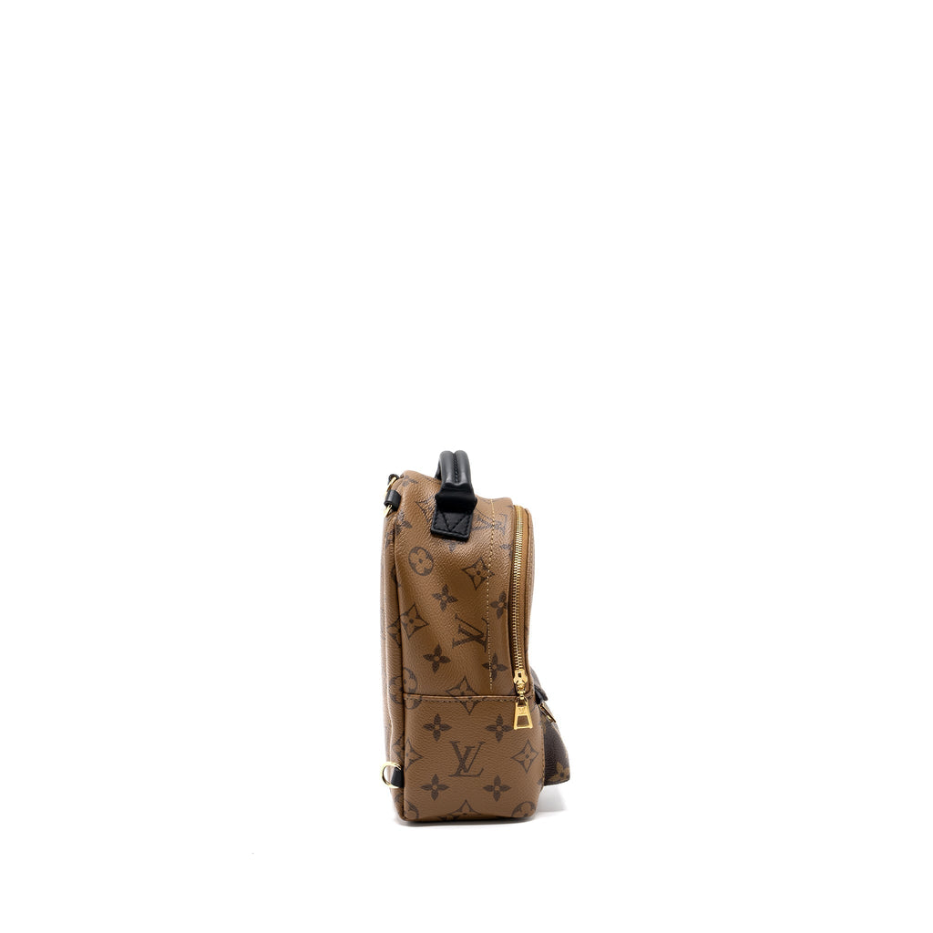 PALM SPRING MINI BACKPACK REVERSE MONOGRAM CANVAS GHW