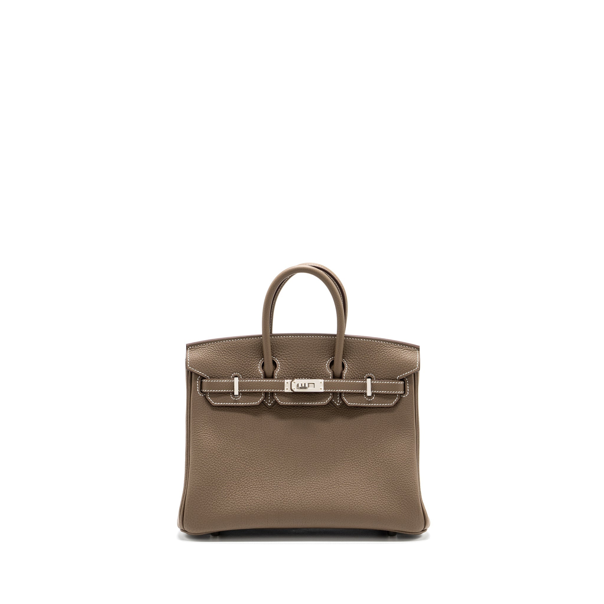 HERMES BIRKIN 25 TOGO ETOUPE SHW
