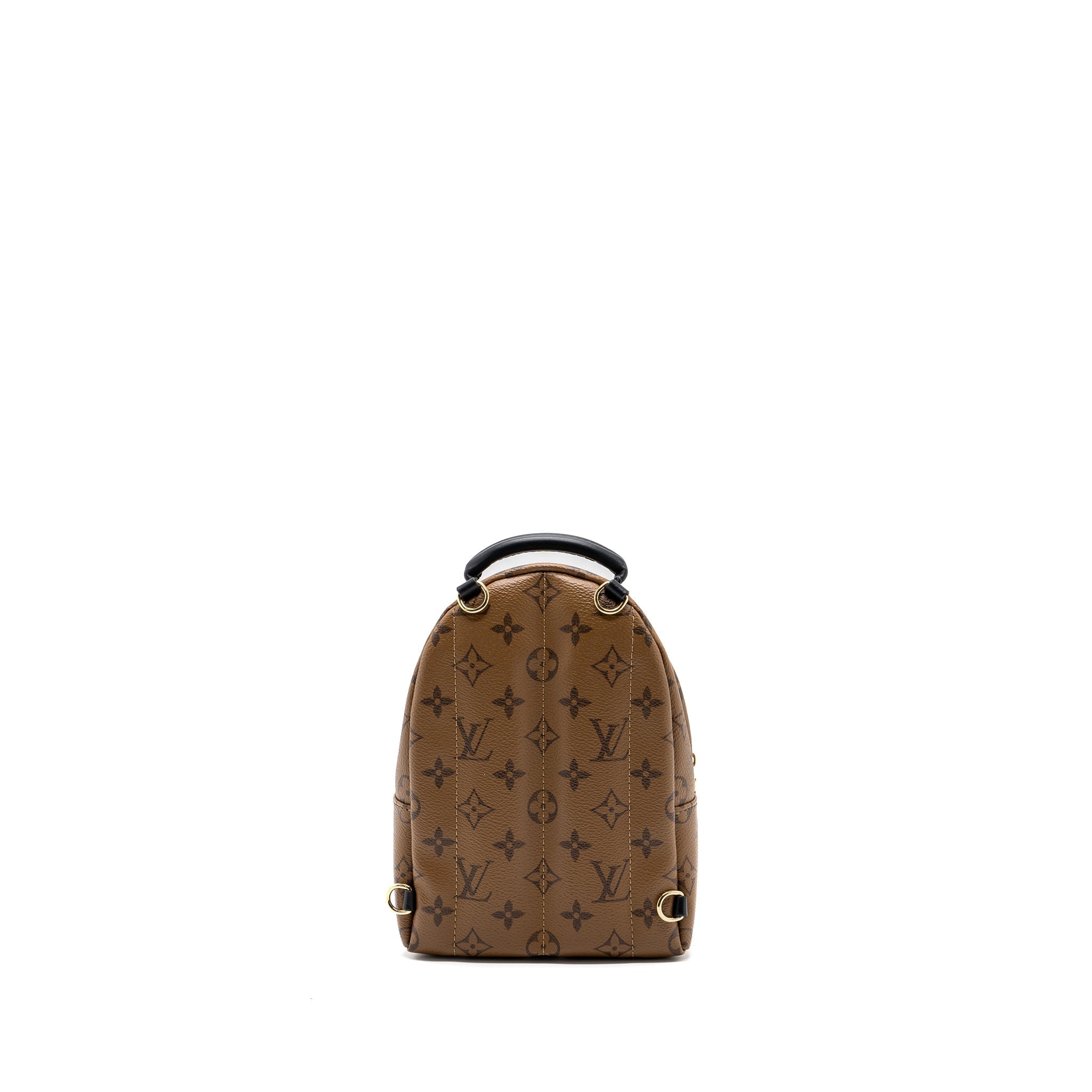 PALM SPRING MINI BACKPACK REVERSE MONOGRAM CANVAS GHW