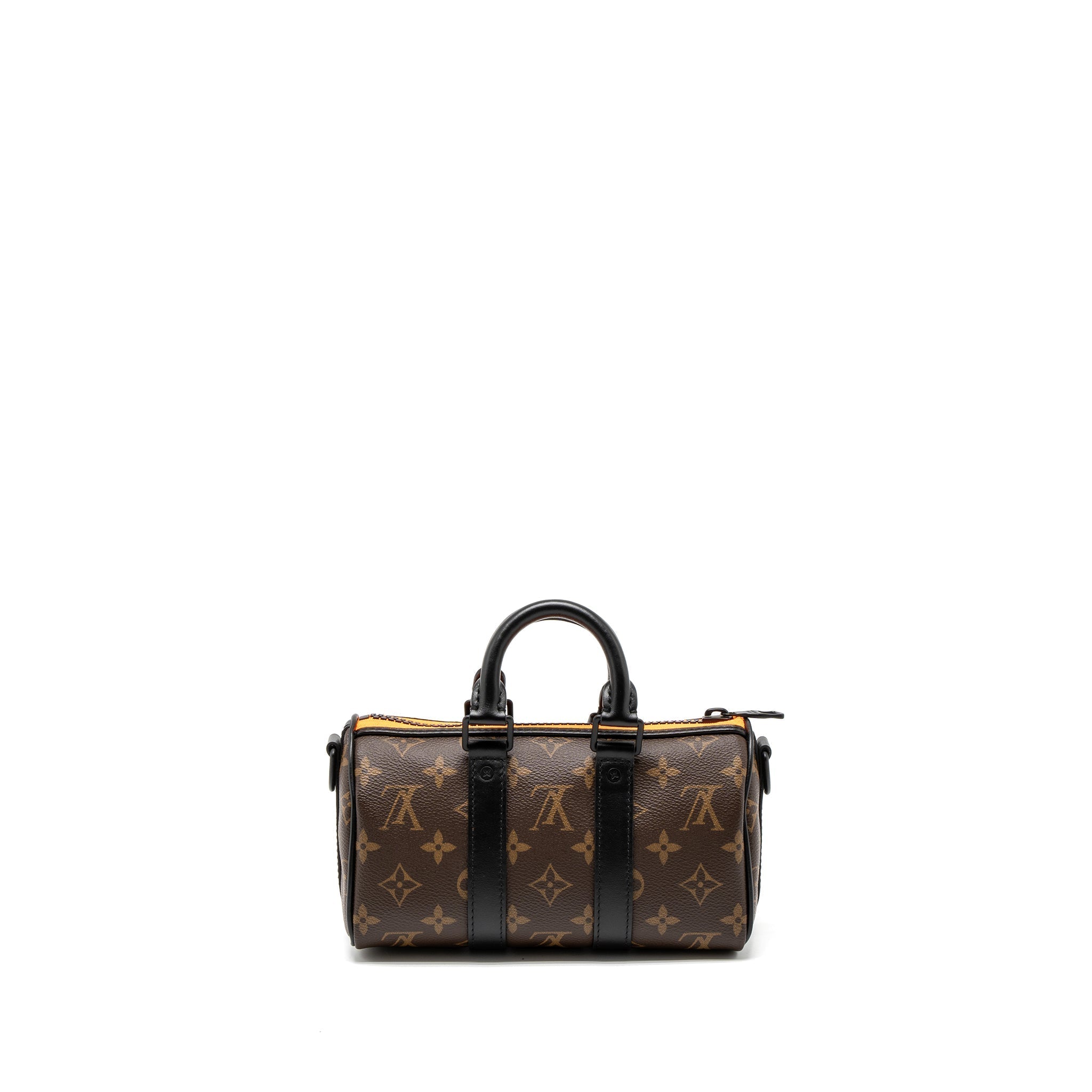 KEEPALL XS ZOOM WITH FRIENDS MONOGRAM CANVAS BLACK HARDWARE (NEW VERSION)