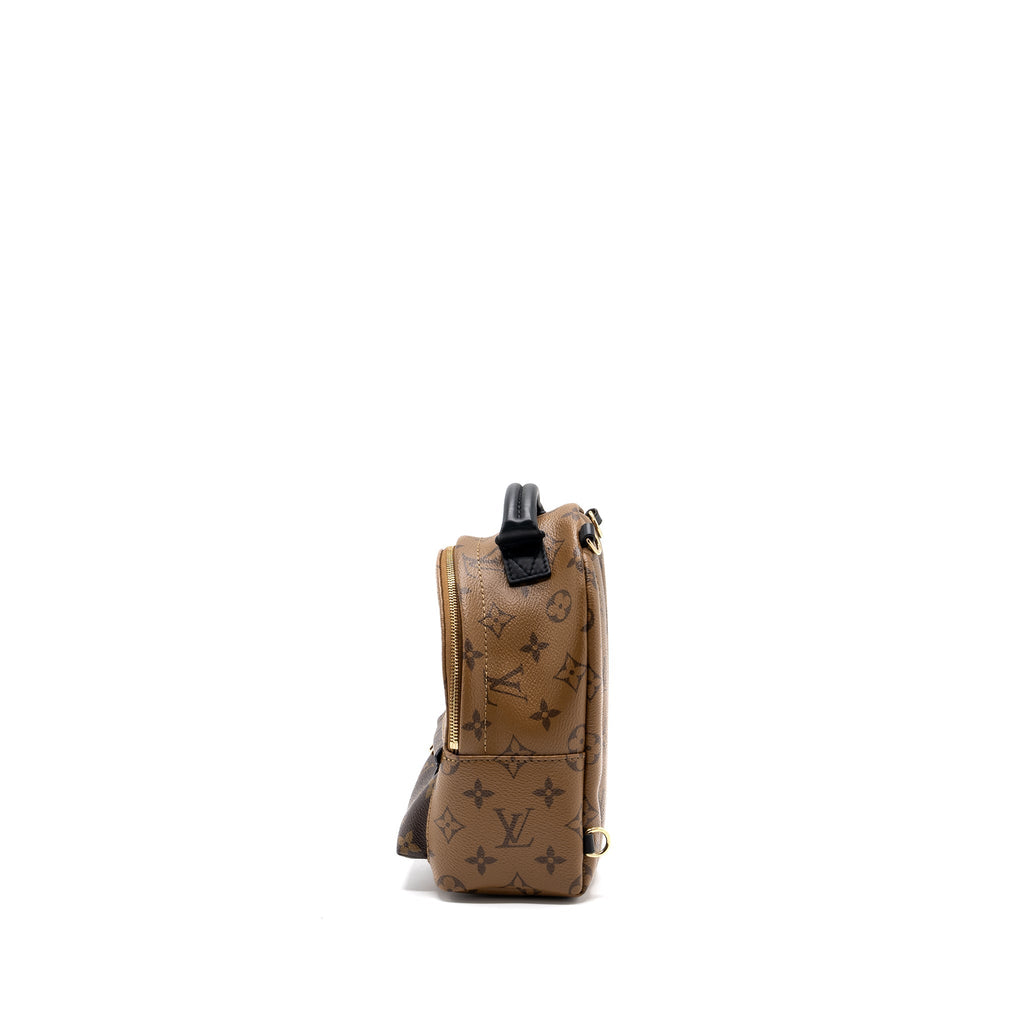 PALM SPRING MINI BACKPACK REVERSE MONOGRAM CANVAS GHW