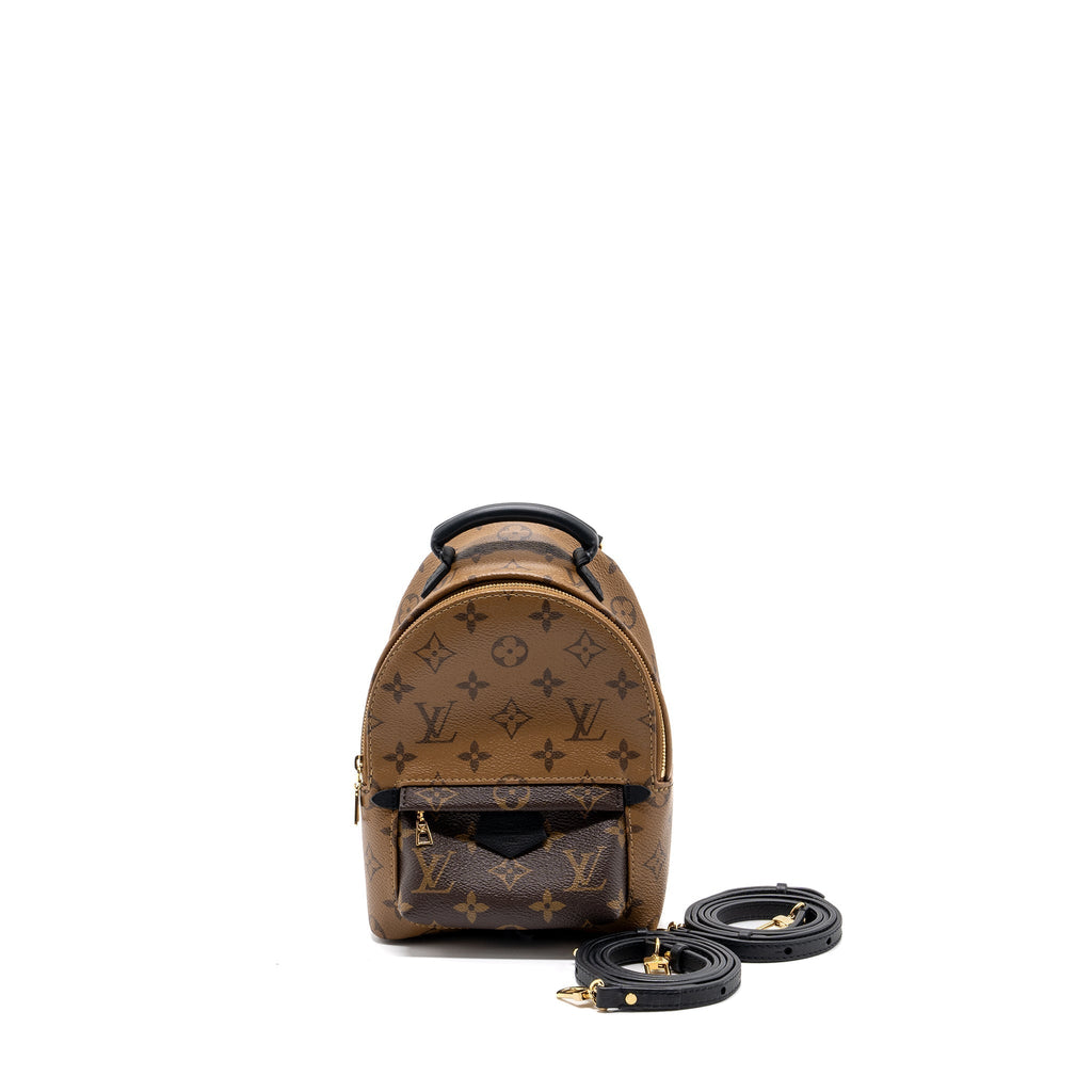 PALM SPRING MINI BACKPACK REVERSE MONOGRAM CANVAS GHW