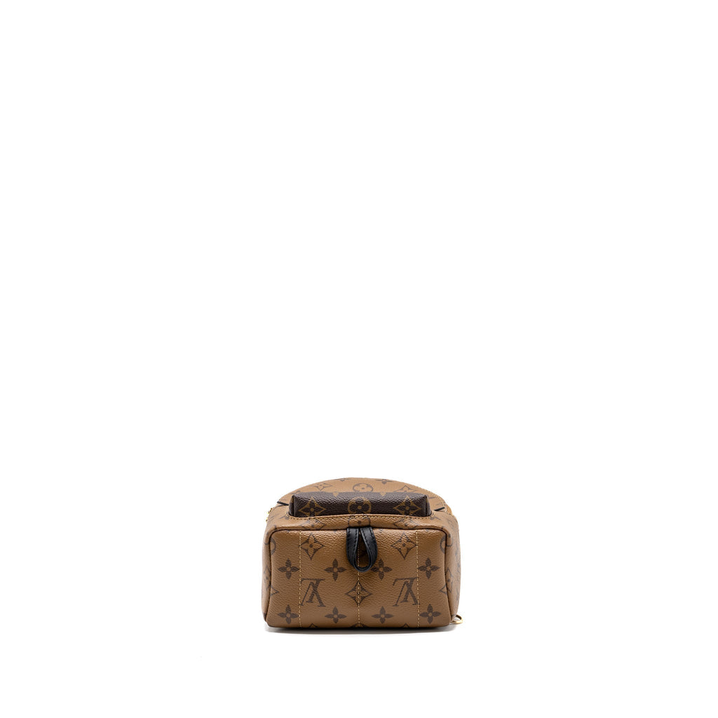 PALM SPRING MINI BACKPACK REVERSE MONOGRAM CANVAS GHW