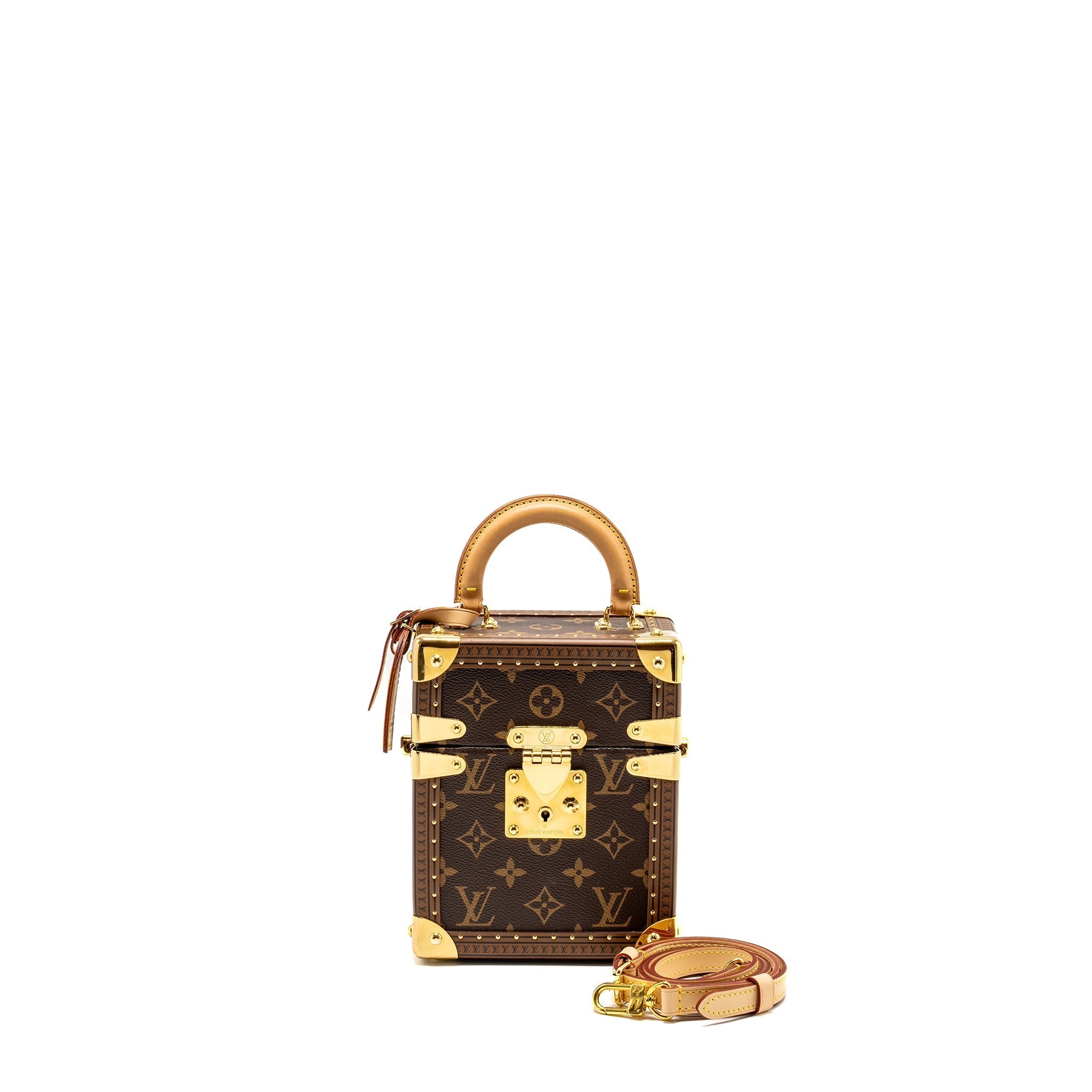 CAMERA BOX TRUNK MONOGRAM CANVAS/LEATHER GHW