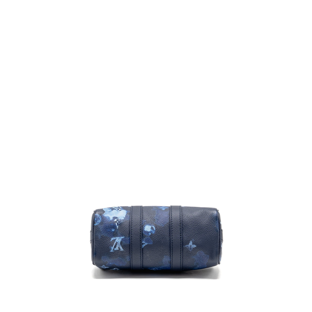KEEPALL XS CALFSKIN WATERCOLOUR NAVY SHW