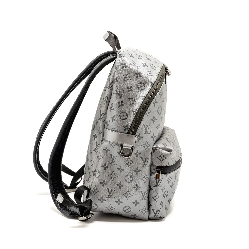 BACKPACK APOLLO MONOGRAM CANVAS SILVER / BLACK SHW