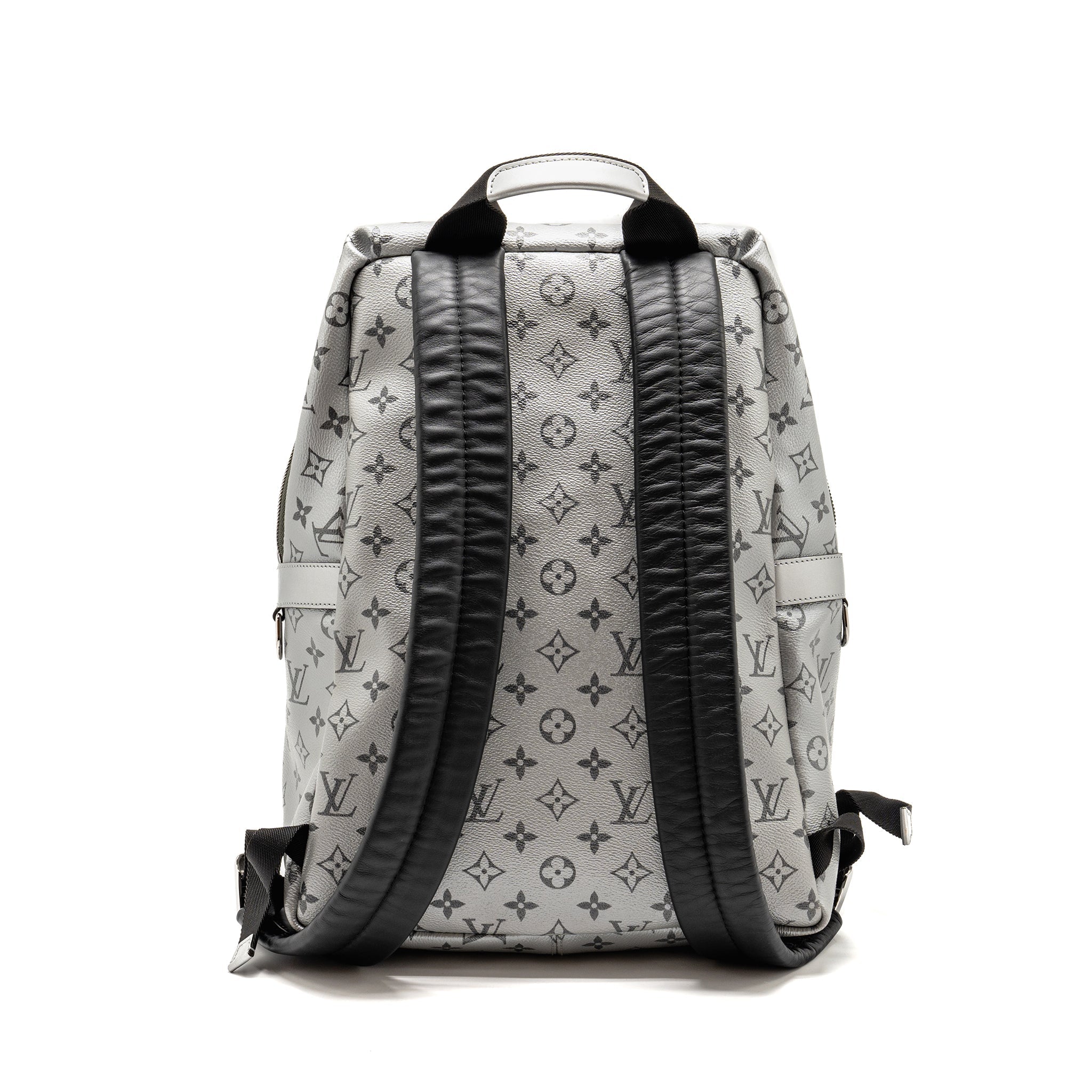 BACKPACK APOLLO MONOGRAM CANVAS SILVER / BLACK SHW