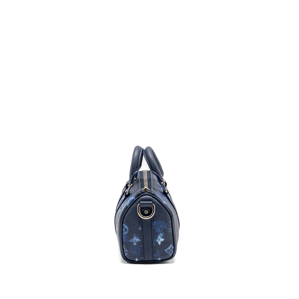 KEEPALL XS CALFSKIN WATERCOLOUR NAVY SHW