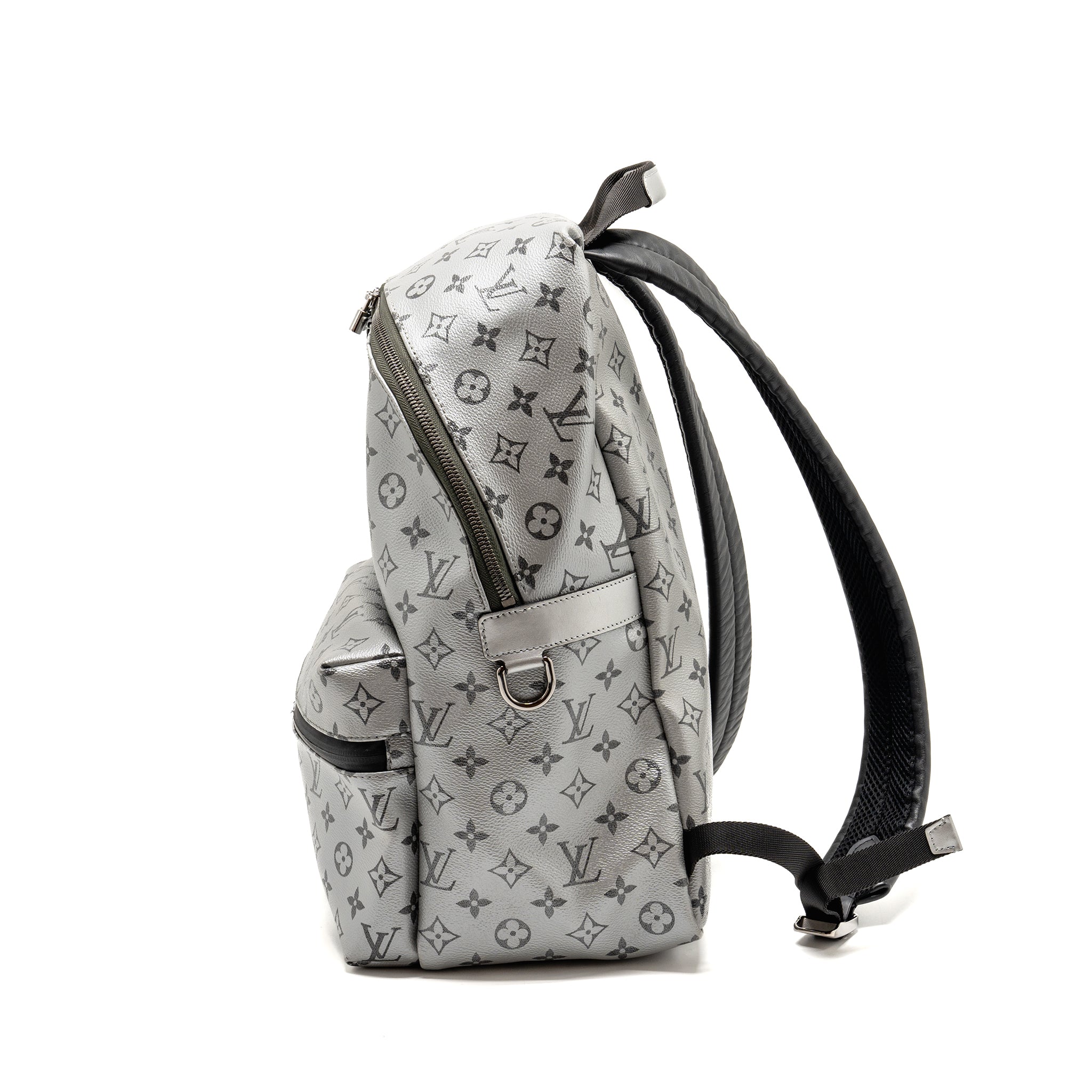 BACKPACK APOLLO MONOGRAM CANVAS SILVER / BLACK SHW
