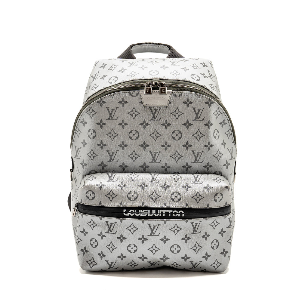BACKPACK APOLLO MONOGRAM CANVAS SILVER / BLACK SHW