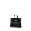 HERMES BIRKIN 25 TADELAKT LEATHER BLACK GHW