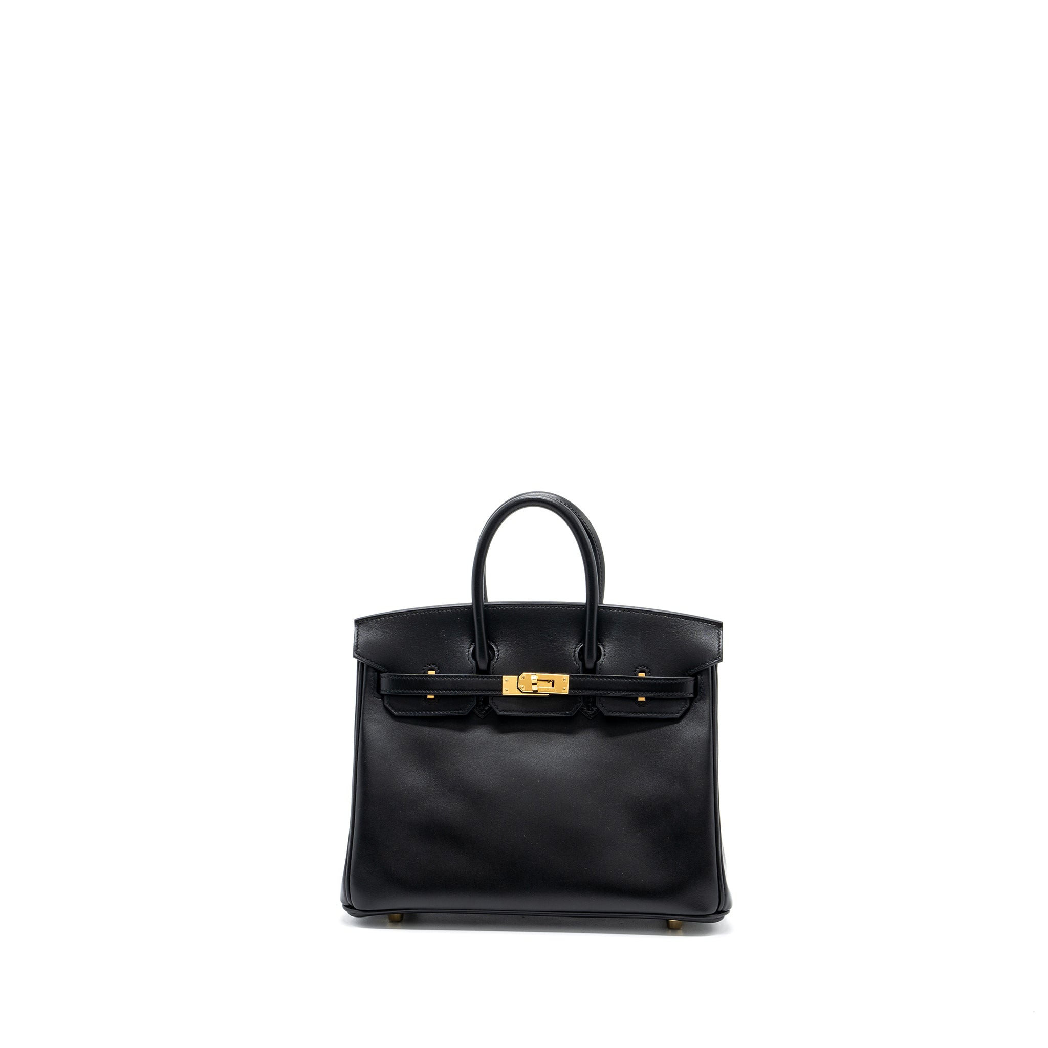 HERMES BIRKIN 25 TADELAKT LEATHER BLACK GHW