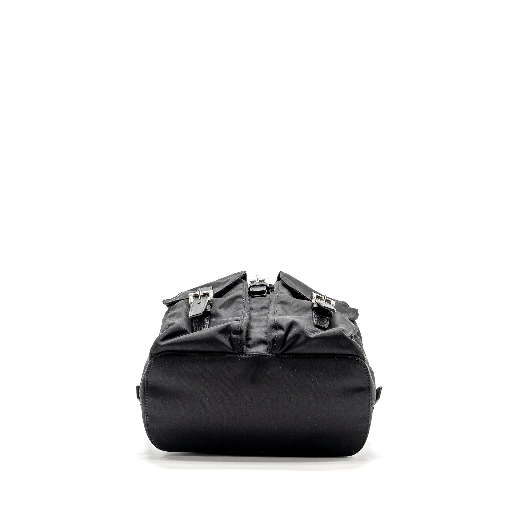 SMALL RE-NYLON BACKPACK BLACK SHW