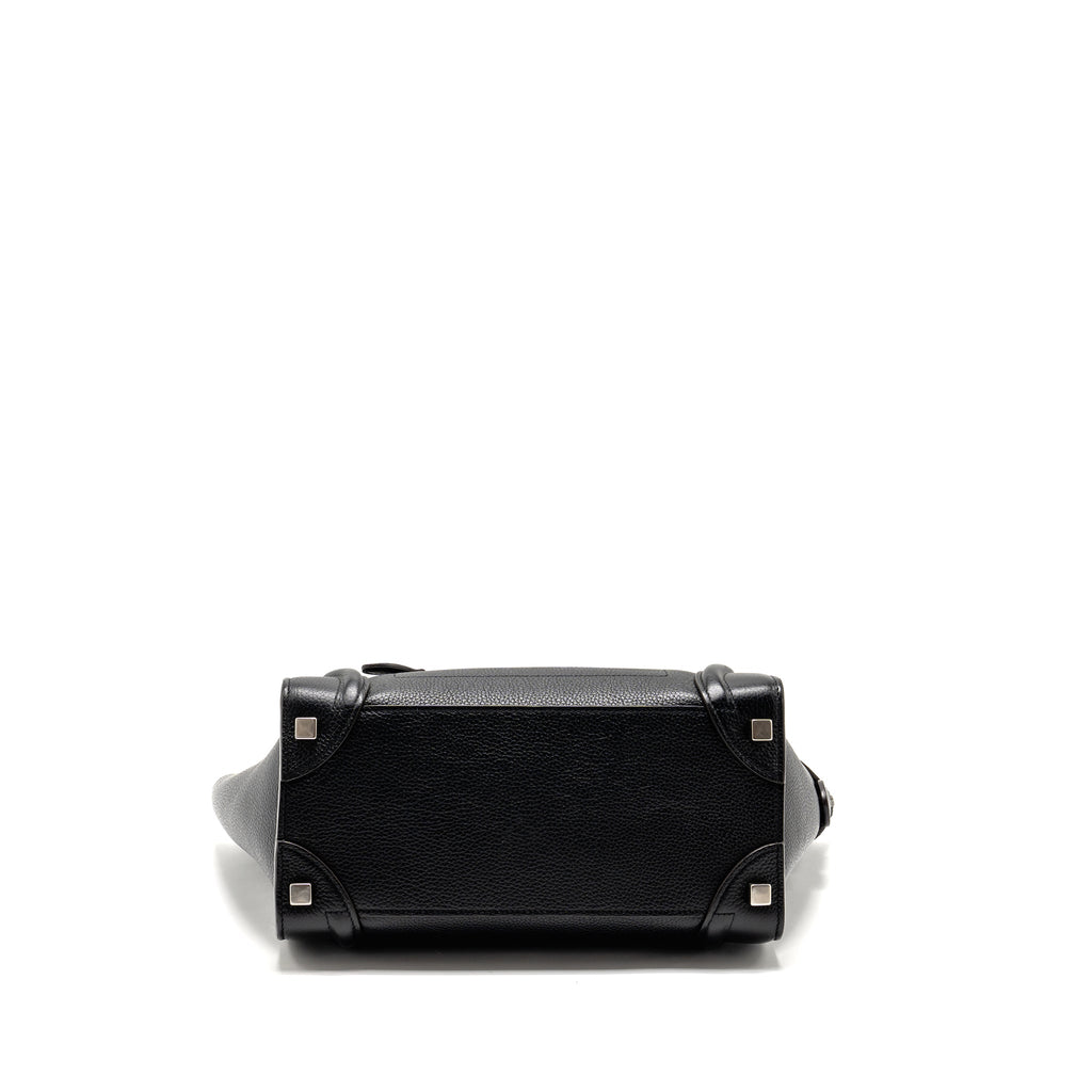 MICRO LUGGAGE BAG CALFSKIN BLACK SHW