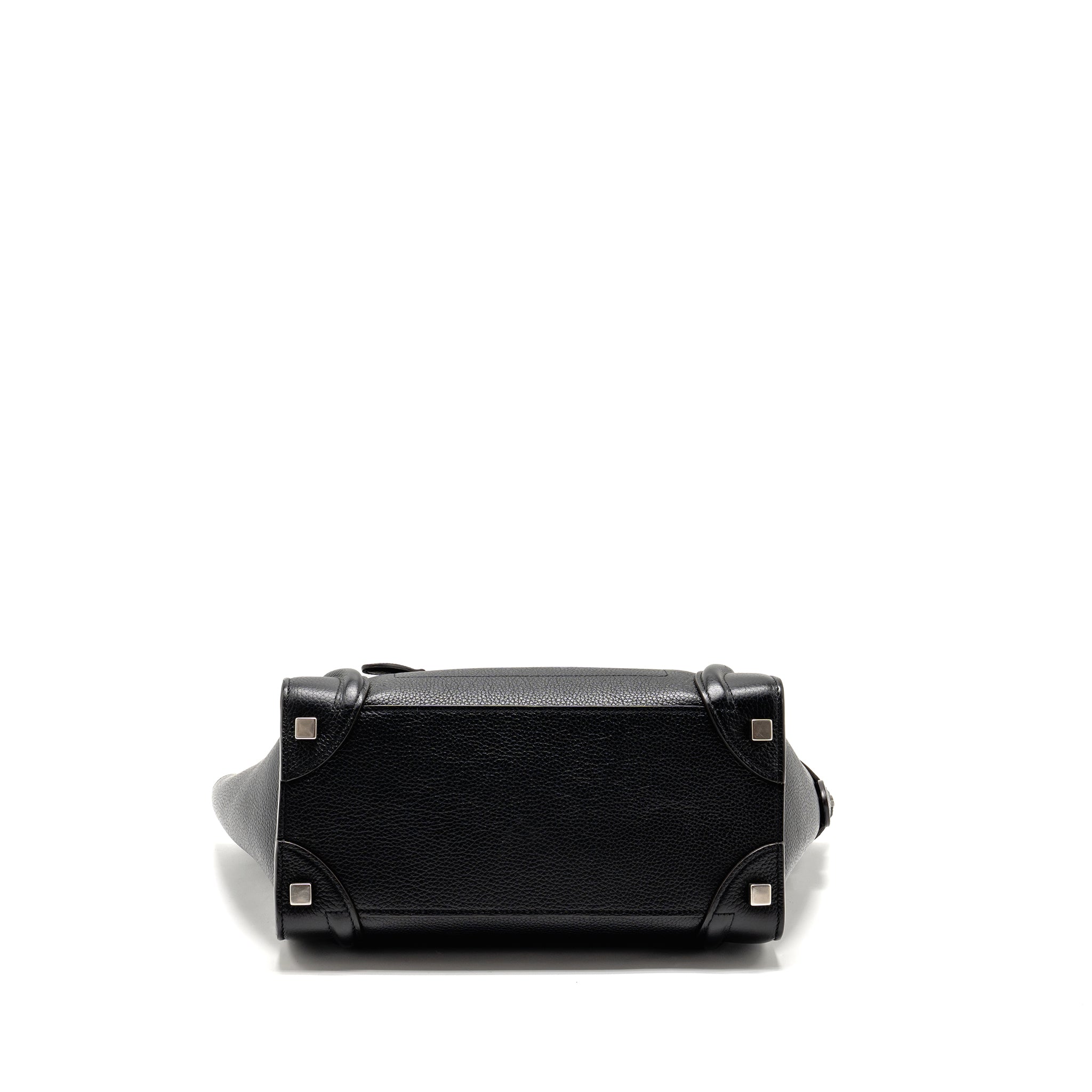 MICRO LUGGAGE BAG CALFSKIN BLACK SHW