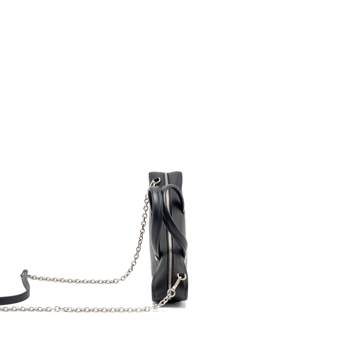 BALENCIAGA TRIANGLE DUFFLE BAG CALFSKIN BLACK SHW
