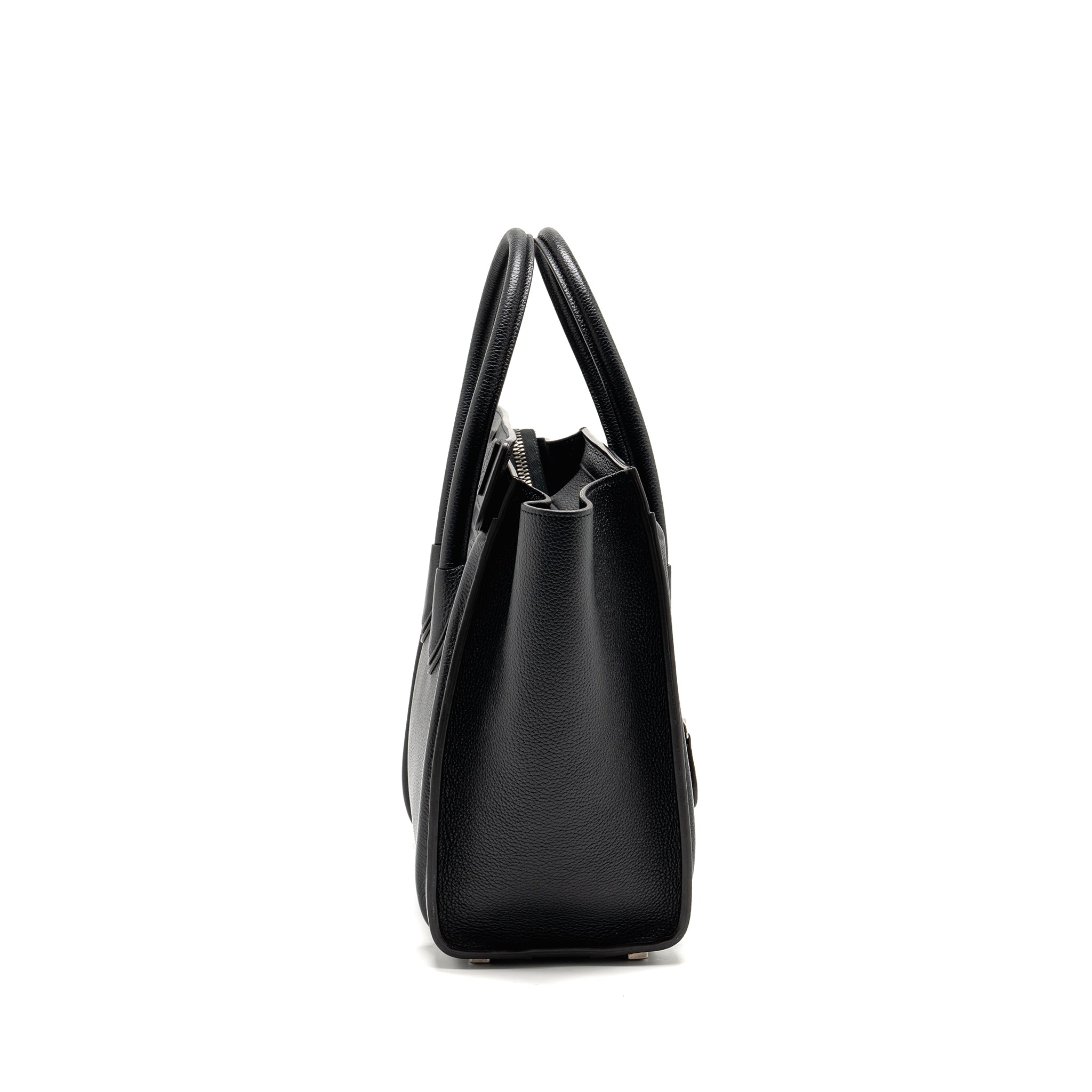 MICRO LUGGAGE BAG CALFSKIN BLACK SHW