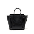MICRO LUGGAGE BAG CALFSKIN BLACK SHW