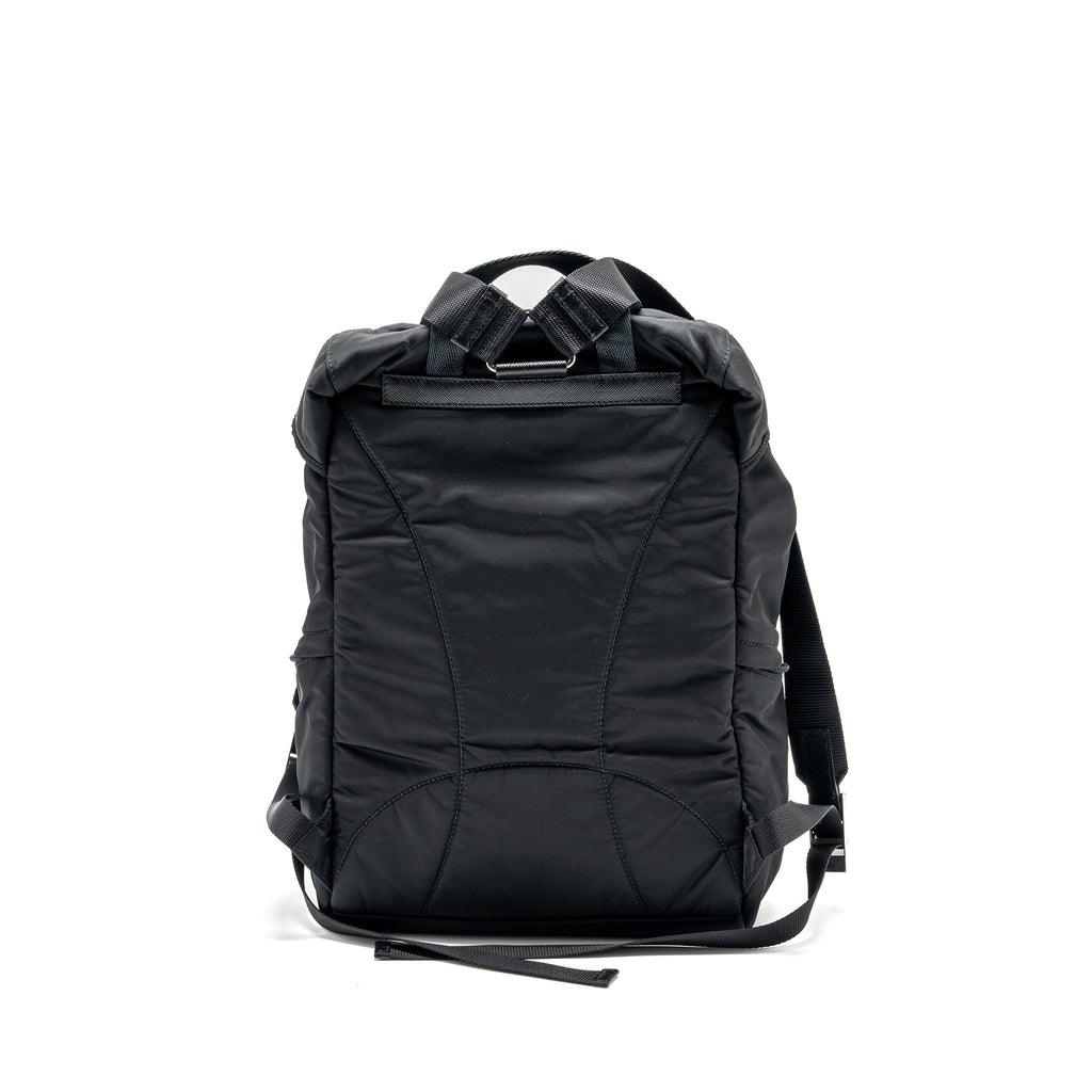 BACKPACK RE-NYLON/SAFFIANO BLACK SHW