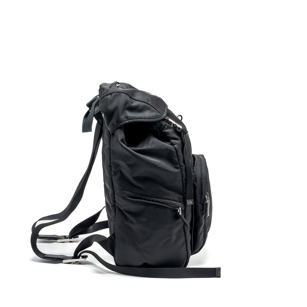 BACKPACK RE-NYLON/SAFFIANO BLACK SHW