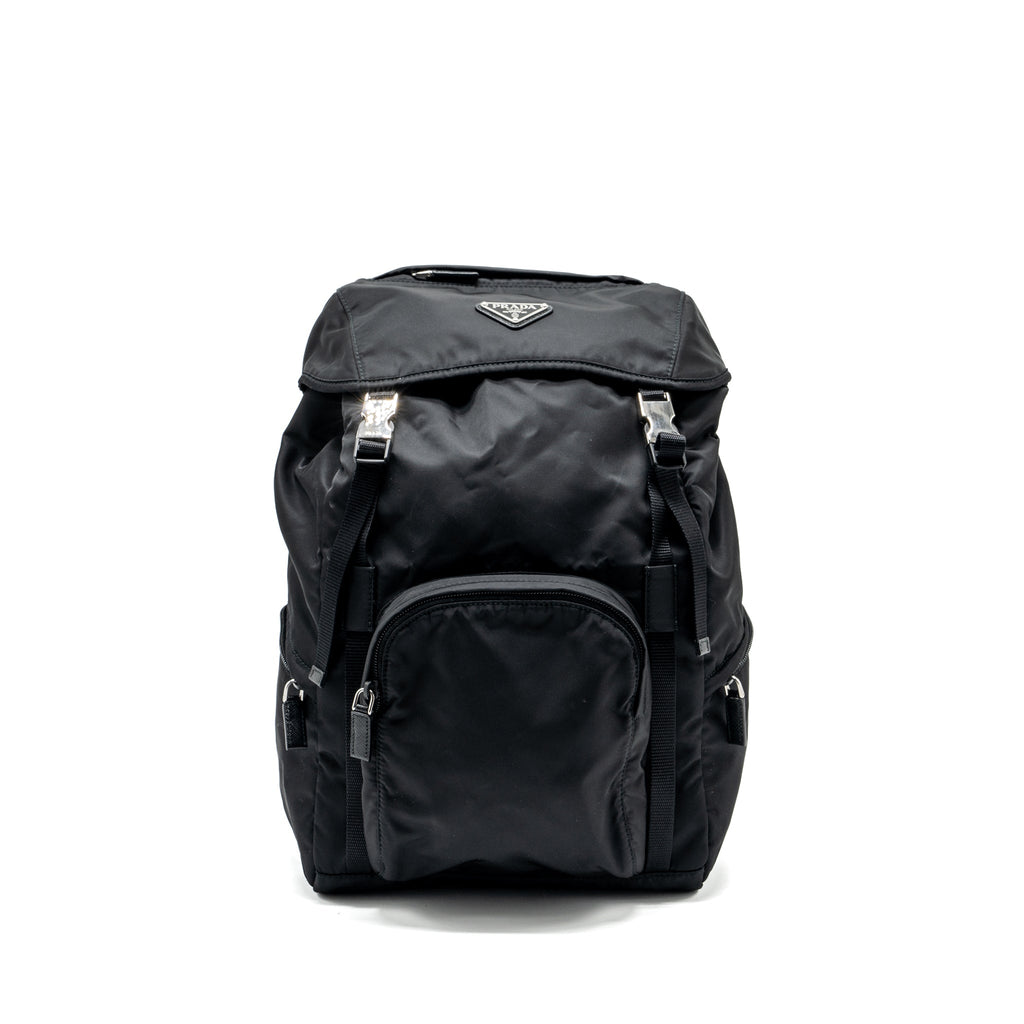 BACKPACK RE-NYLON/SAFFIANO BLACK SHW