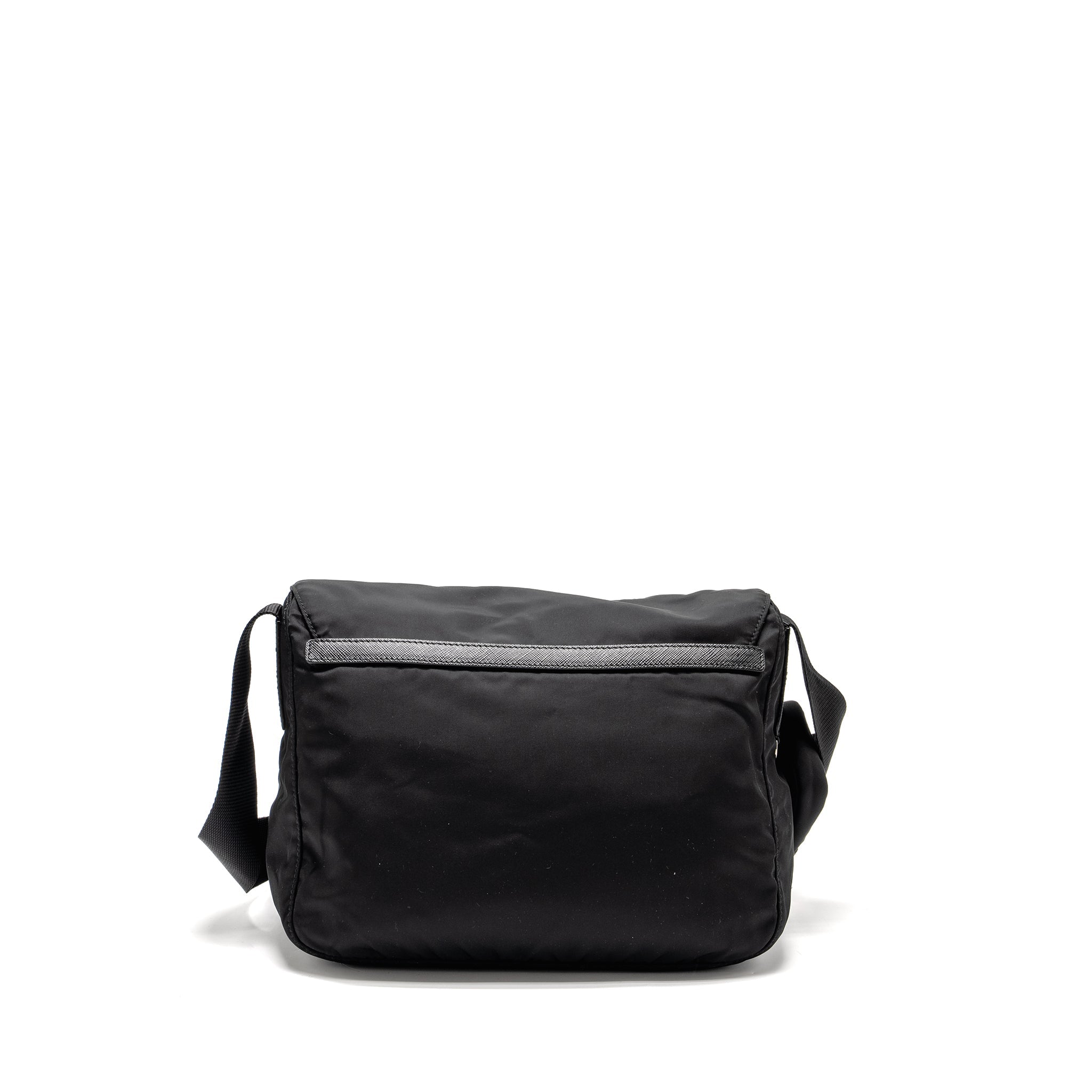 MESSENGER BAG RE-NYLON BLACK SHW