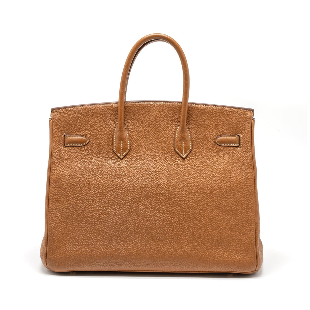HERMES BIRKIN 35 TOGO GOLD GHW SQUARE I