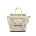 MICRO LUGGAGE BAG CALFSKIN WHITE SHW
