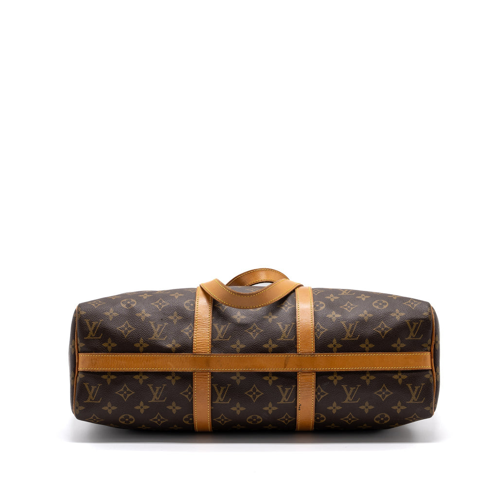 VINTAGE ZIPPER TRAVEL BAG MONOGRAM CANVAS GHW