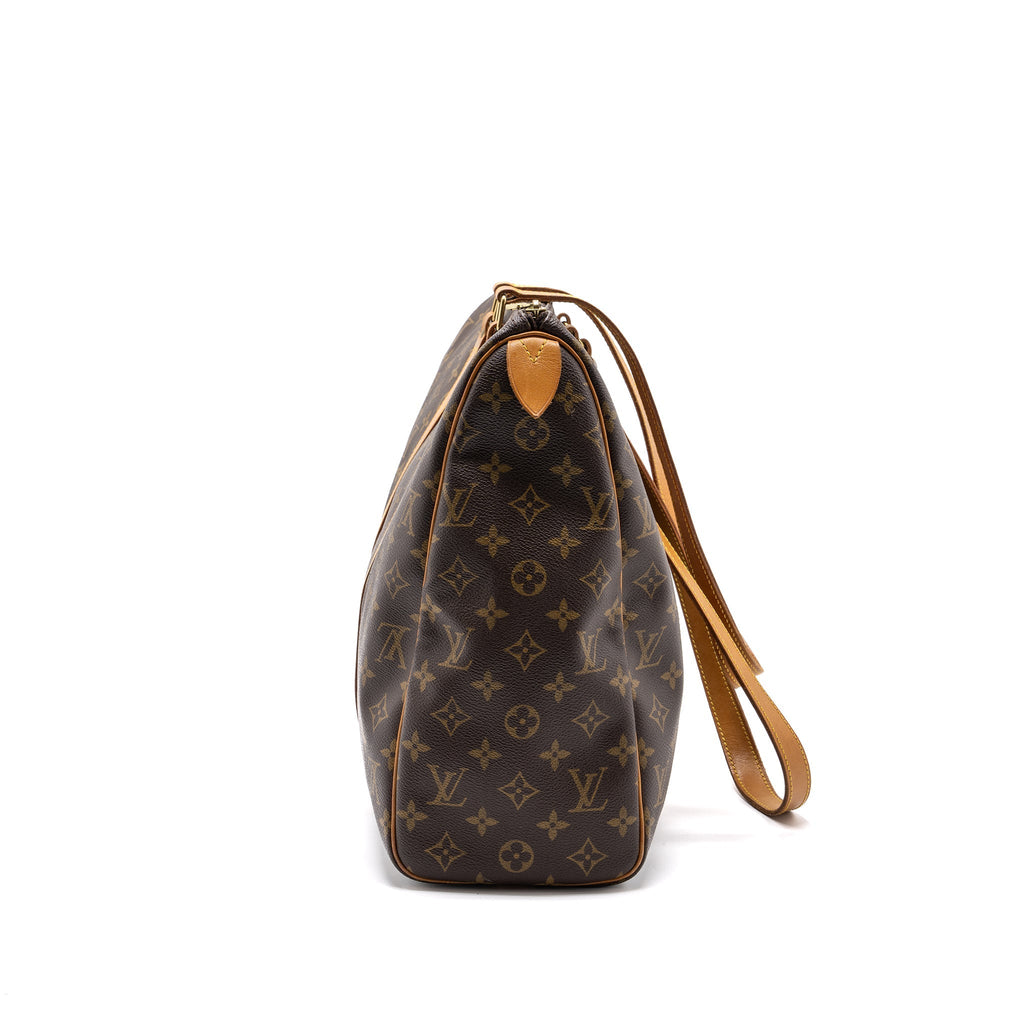 VINTAGE ZIPPER TRAVEL BAG MONOGRAM CANVAS GHW