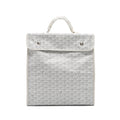 SAINT LEGER BACKPACK GOYARDINE CANVAS WHITE SHW