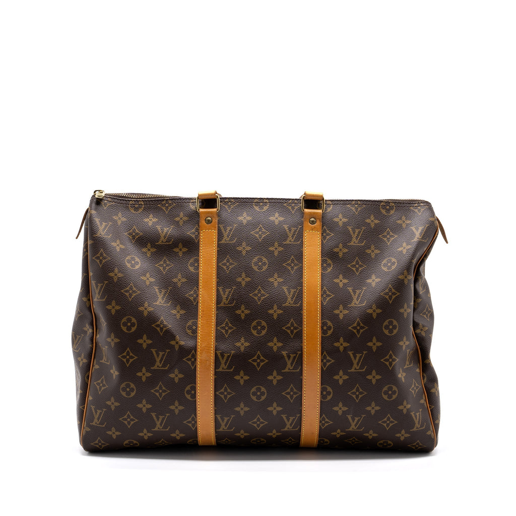 VINTAGE ZIPPER TRAVEL BAG MONOGRAM CANVAS GHW