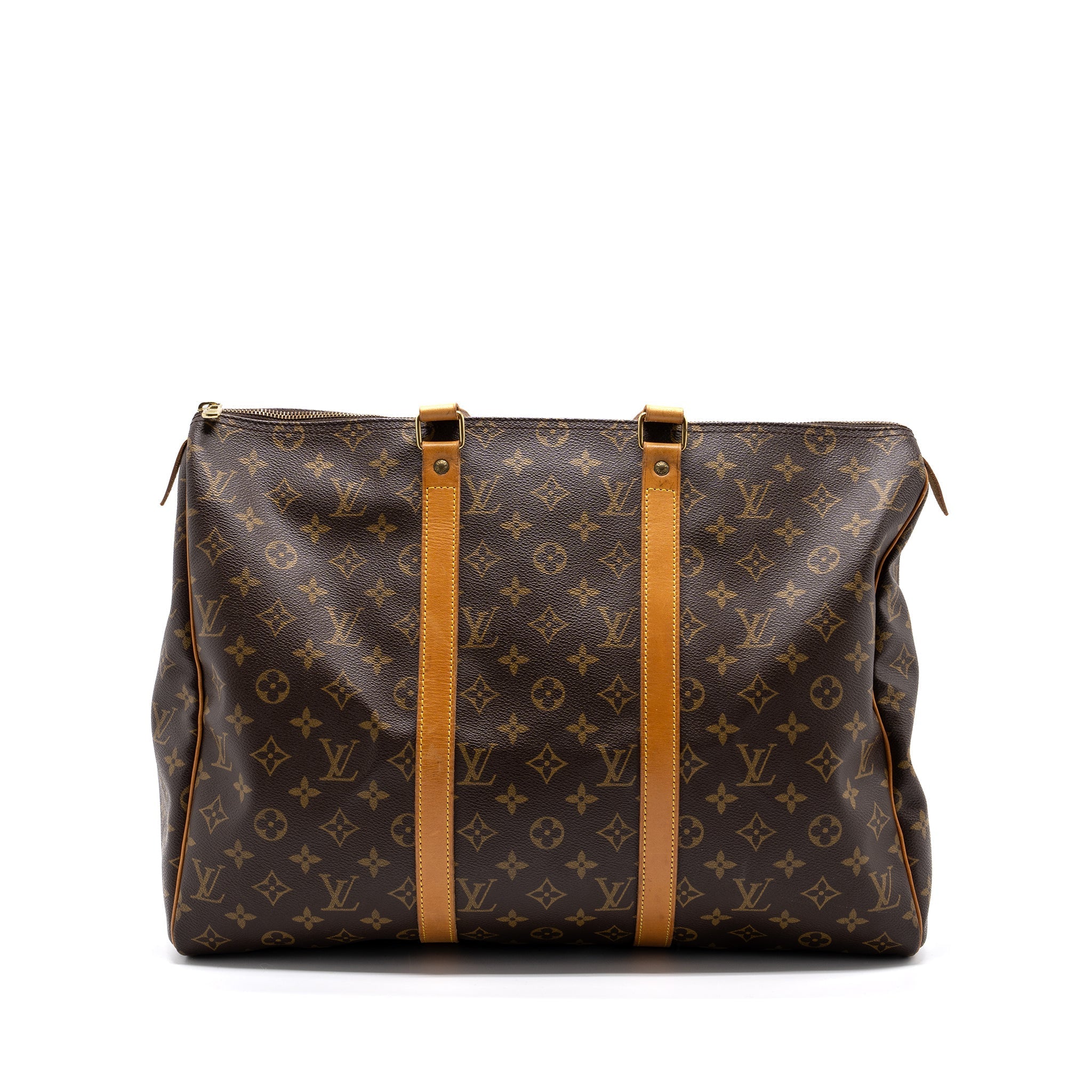 VINTAGE ZIPPER TRAVEL BAG MONOGRAM CANVAS GHW