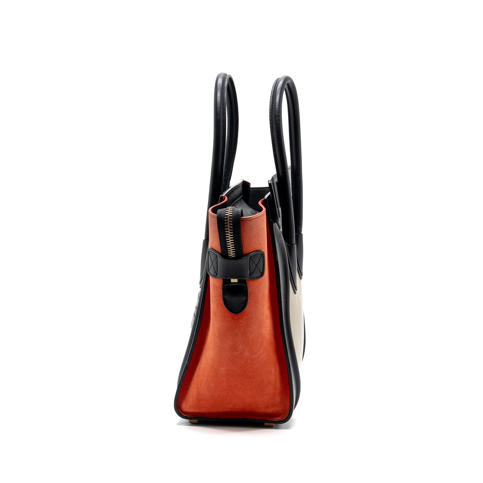 MICRO LUGGAGE CALFSKIN / SUEDE LEATHER MULTICOLOUR GHW