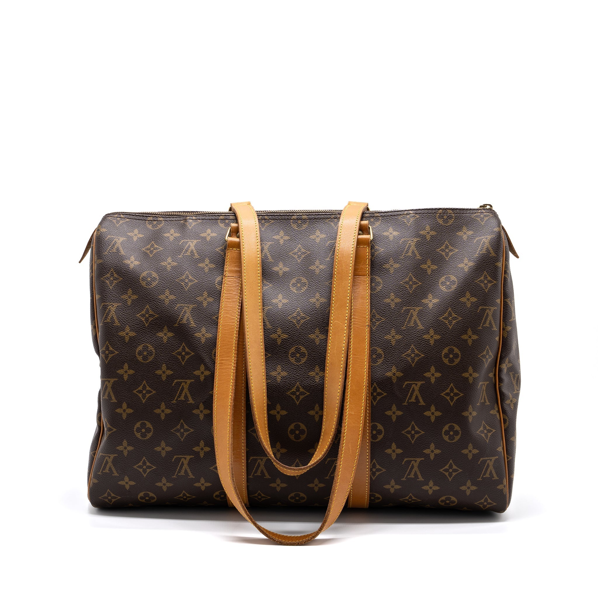 VINTAGE ZIPPER TRAVEL BAG MONOGRAM CANVAS GHW